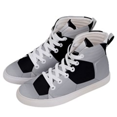 Soccer Ball Men s Hi-top Skate Sneakers by Ket1n9