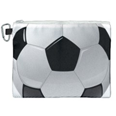 Soccer Ball Canvas Cosmetic Bag (xxl) by Ket1n9