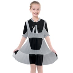 Soccer Ball Kids  All Frills Chiffon Dress by Ket1n9