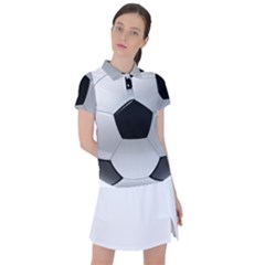 Soccer Ball Women s Polo T-shirt