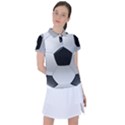 Soccer Ball Women s Polo T-Shirt View1