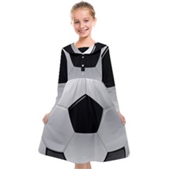 Soccer Ball Kids  Midi Sailor Dress by Ket1n9