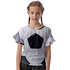 Soccer Ball Kids  Cut Out Flutter Sleeves by Ket1n9