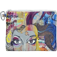 Graffiti-mural-street-art-painting Canvas Cosmetic Bag (xxxl) by Ket1n9