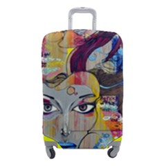 Graffiti-mural-street-art-painting Luggage Cover (small) by Ket1n9