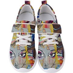 Graffiti-mural-street-art-painting Men s Velcro Strap Shoes by Ket1n9