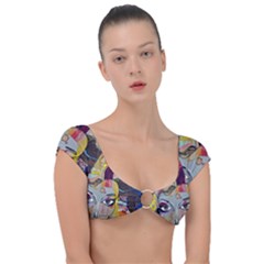 Graffiti-mural-street-art-painting Cap Sleeve Ring Bikini Top by Ket1n9