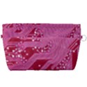 Pink Circuit Pattern Handbag Organizer View2