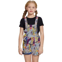 Graffiti-mural-street-art-painting Kids  Short Overalls by Ket1n9