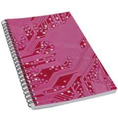 Pink Circuit Pattern 5 5  X 8 5  Notebook by Ket1n9