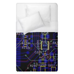 Technology Circuit Board Layout Duvet Cover (single Size) by Ket1n9