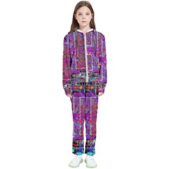 Technology Circuit Board Layout Pattern Kids  Tracksuit by Ket1n9