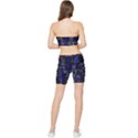 Technology Circuit Board Layout Stretch Shorts and Tube Top Set View2