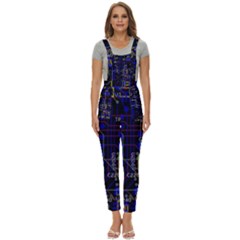 Technology Circuit Board Layout Women s Pinafore Overalls Jumpsuit by Ket1n9