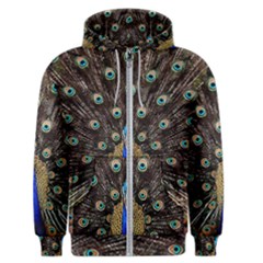 Peacock Men s Zipper Hoodie by Ket1n9