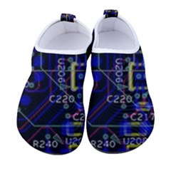 Technology Circuit Board Layout Kids  Sock-style Water Shoes by Ket1n9