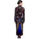 Peacock Turtleneck Maxi Dress View2