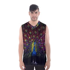 Beautiful Peacock Feather Men s Basketball Tank Top by Ket1n9