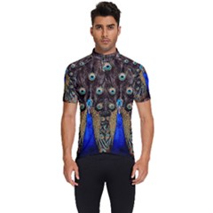 Peacock Men s Short Sleeve Cycling Jersey by Ket1n9