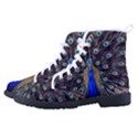 Peacock Kid s High-Top Canvas Sneakers View2