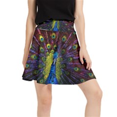 Beautiful Peacock Feather Waistband Skirt by Ket1n9