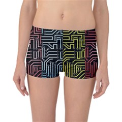 Circuit Board Seamless Patterns Set Reversible Boyleg Bikini Bottoms by Ket1n9