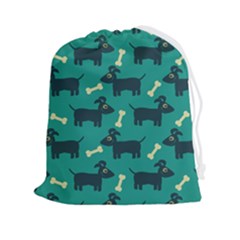 Happy-dogs Animals Pattern Drawstring Pouch (2xl) by Ket1n9