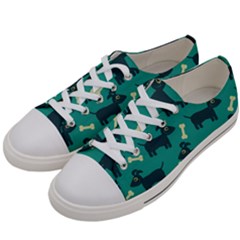 Happy-dogs Animals Pattern Men s Low Top Canvas Sneakers by Ket1n9