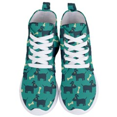 Happy-dogs Animals Pattern Women s Lightweight High Top Sneakers by Ket1n9