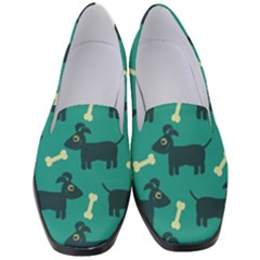 Happy-dogs Animals Pattern Women s Classic Loafer Heels by Ket1n9