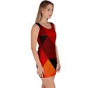 Abstract Triangle Wallpaper Bodycon Dress View3