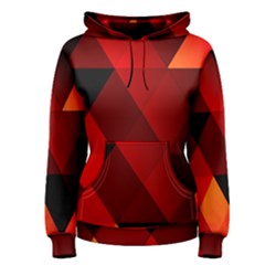 Abstract Triangle Wallpaper Women s Pullover Hoodie by Ket1n9