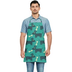 Happy-dogs Animals Pattern Kitchen Apron by Ket1n9