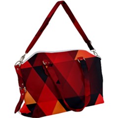 Abstract Triangle Wallpaper Canvas Crossbody Bag by Ket1n9