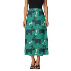 Happy-dogs Animals Pattern Classic Midi Chiffon Skirt by Ket1n9