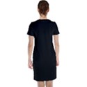 Black Short Sleeve Nightdress View2