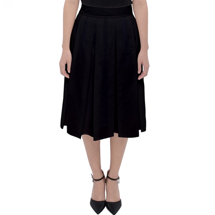 Black Classic Midi Skirt