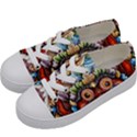 Wood Sculpture Bali Logo Kids  Low Top Canvas Sneakers View2