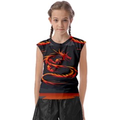 Dragon Kids  Raglan Cap Sleeve T-shirt by Ket1n9