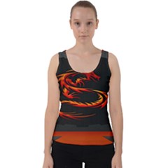 Dragon Velvet Tank Top by Ket1n9