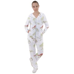 Dinosaur Art Pattern Women s Tracksuit by Ket1n9