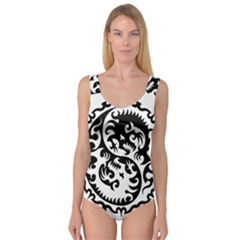 Ying Yang Tattoo Princess Tank Leotard  by Ket1n9