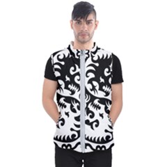 Ying Yang Tattoo Men s Puffer Vest by Ket1n9