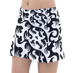 Ying Yang Tattoo Classic Tennis Skirt by Ket1n9