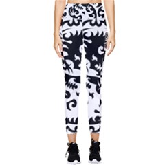 Ying Yang Tattoo Pocket Leggings  by Ket1n9