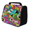 Crazy Illustrations & Funky Monster Pattern Full Print Travel Pouch (Small) View1