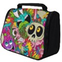 Crazy Illustrations & Funky Monster Pattern Full Print Travel Pouch (Big) View1