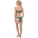 Crazy Illustrations & Funky Monster Pattern Classic Bandeau Bikini Set View2