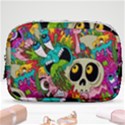 Crazy Illustrations & Funky Monster Pattern Make Up Pouch (Small) View1