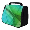 Sunlight Filtering Through Transparent Leaves Green Blue Full Print Travel Pouch (Small) View1